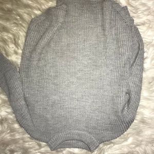 Gray sweater